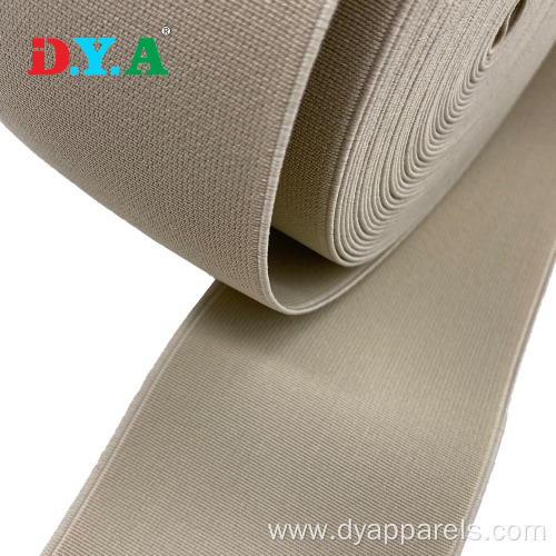 Strong/Good elasticity wide woven elastic band for shoes